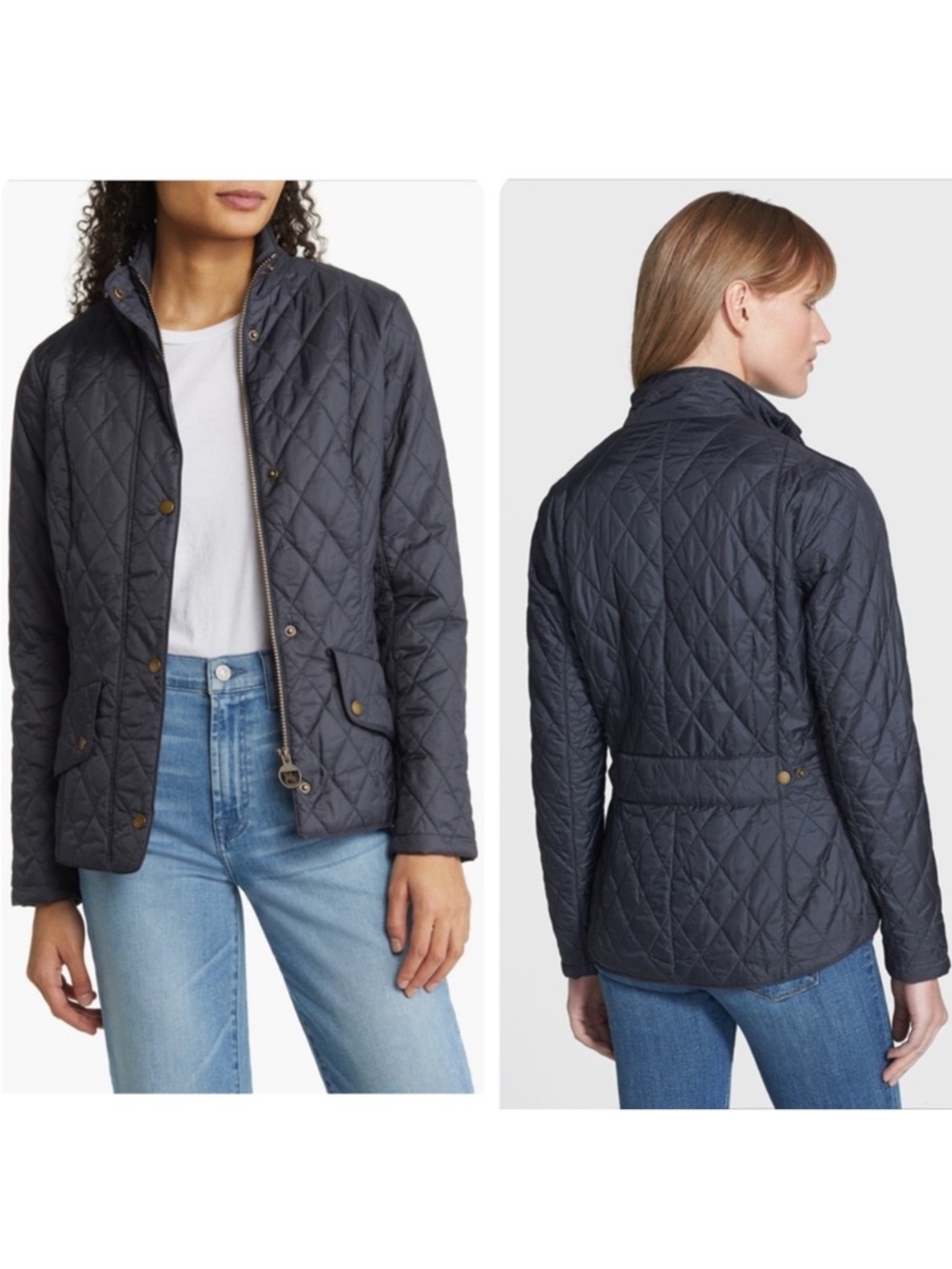 NEW Barbour Flyweight Quilted Jacket - Navy